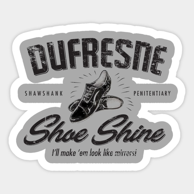 Dufresne Shoe Shine Sticker by MindsparkCreative